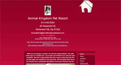 Desktop Screenshot of animalkingdompetresort.com